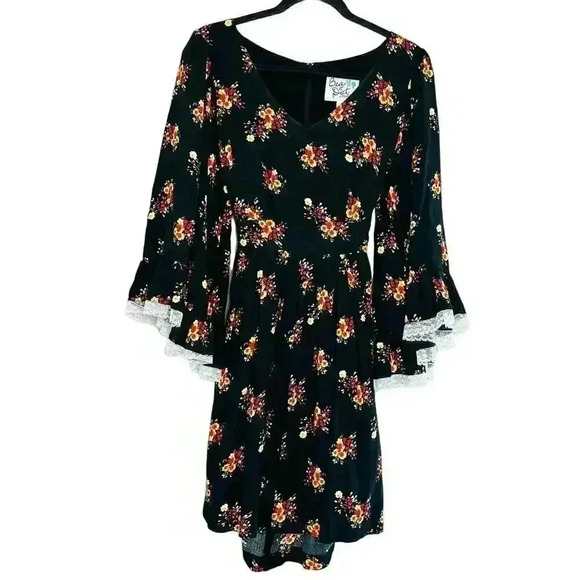 ModCloth Through the Bluebells A-Line Dress in Bouquets Size M - Picture 2 of 8